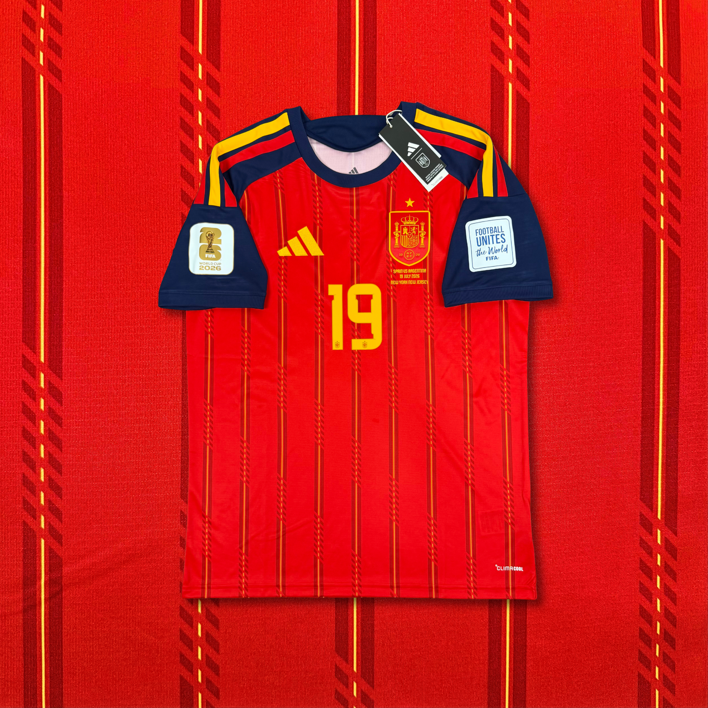 2026/27 Spain Home Shirt - Lamine Yamal - New with Tag - M