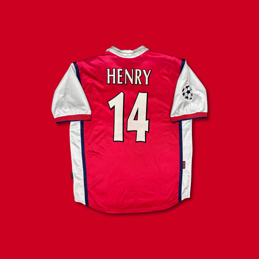 1999/00 Arsenal Home Shirt - Henry - XL