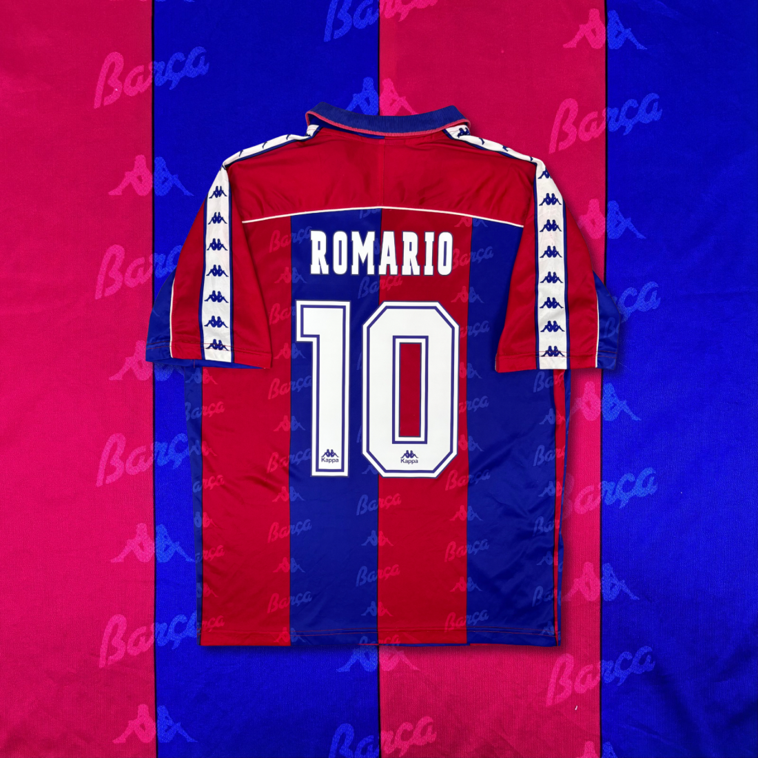 1993/94 Barcelona Home Shirt - Romario - L