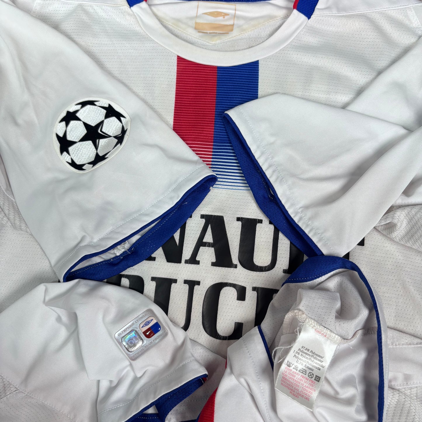2005/06 Olympique Lyon Home Shirt - Juninho - L