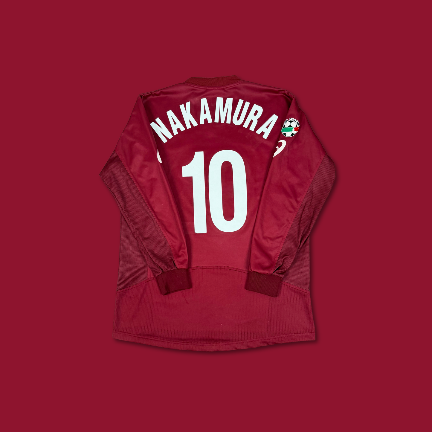 2002/03 Reggina Calcio Home Longsleeve Shirt - Player Issue - Nakamura - XL