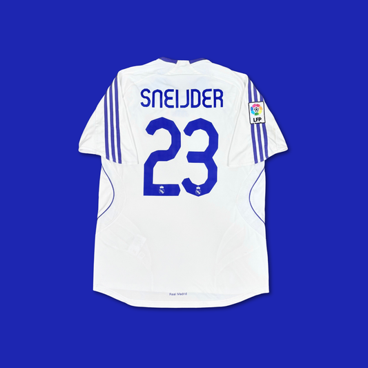 2007/08 Real Madrid Home Shirt - Sneidjer - M