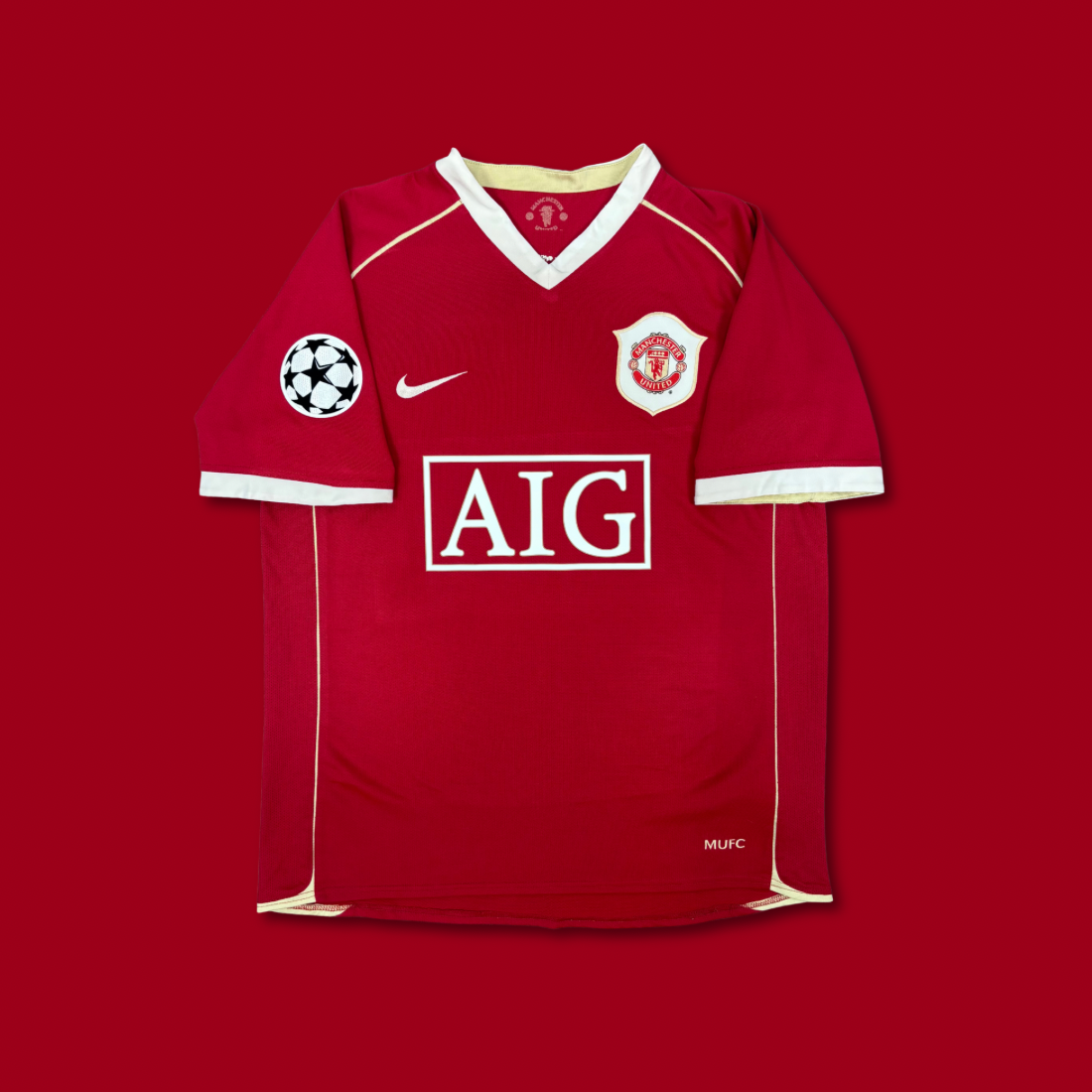2006/07 Manchester United Home Shirt - Ronaldo - M