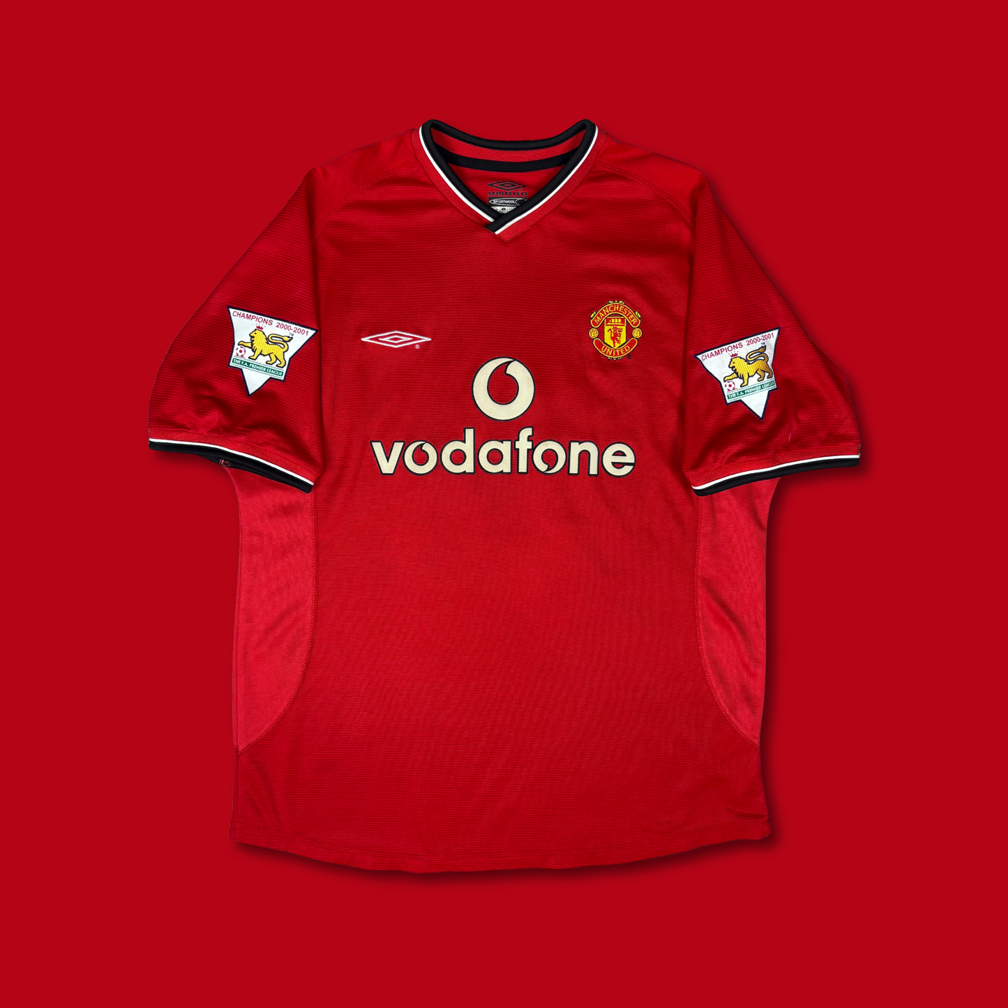2001/02 Manchester United Home Shirt - Solskjaer - L