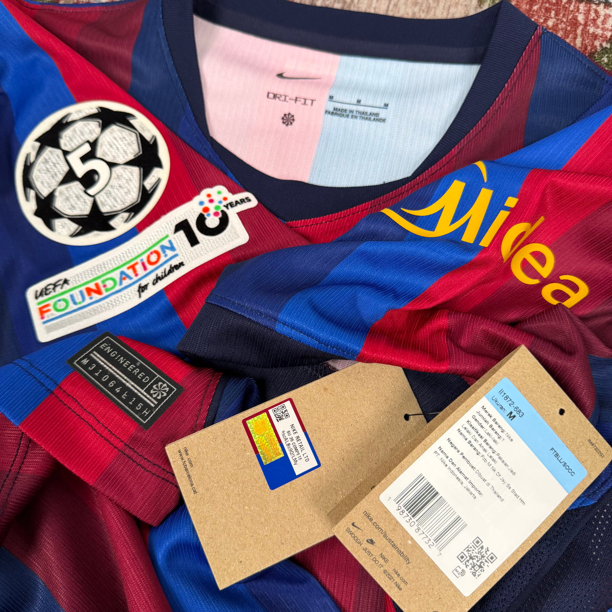 2026/27 Barcelona Home Shirt - Gordon - New with Tag - M