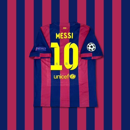 2014/15 Barcelona Home Shirt - Messi - L