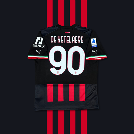 2022/23 AC Milan Home Shirt - De Ketelaere - L - New with Tag