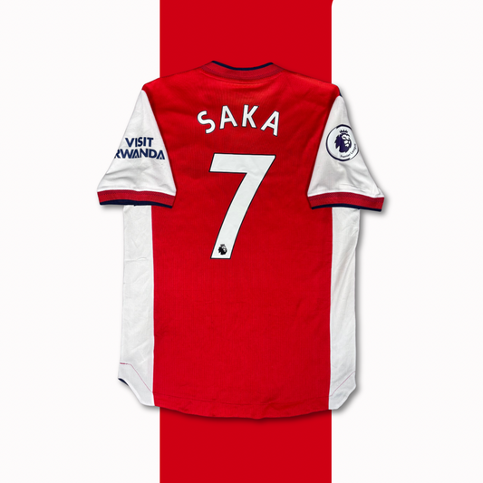 2021/22 Arsenal Home Shirt - Player Issue - Saka - M