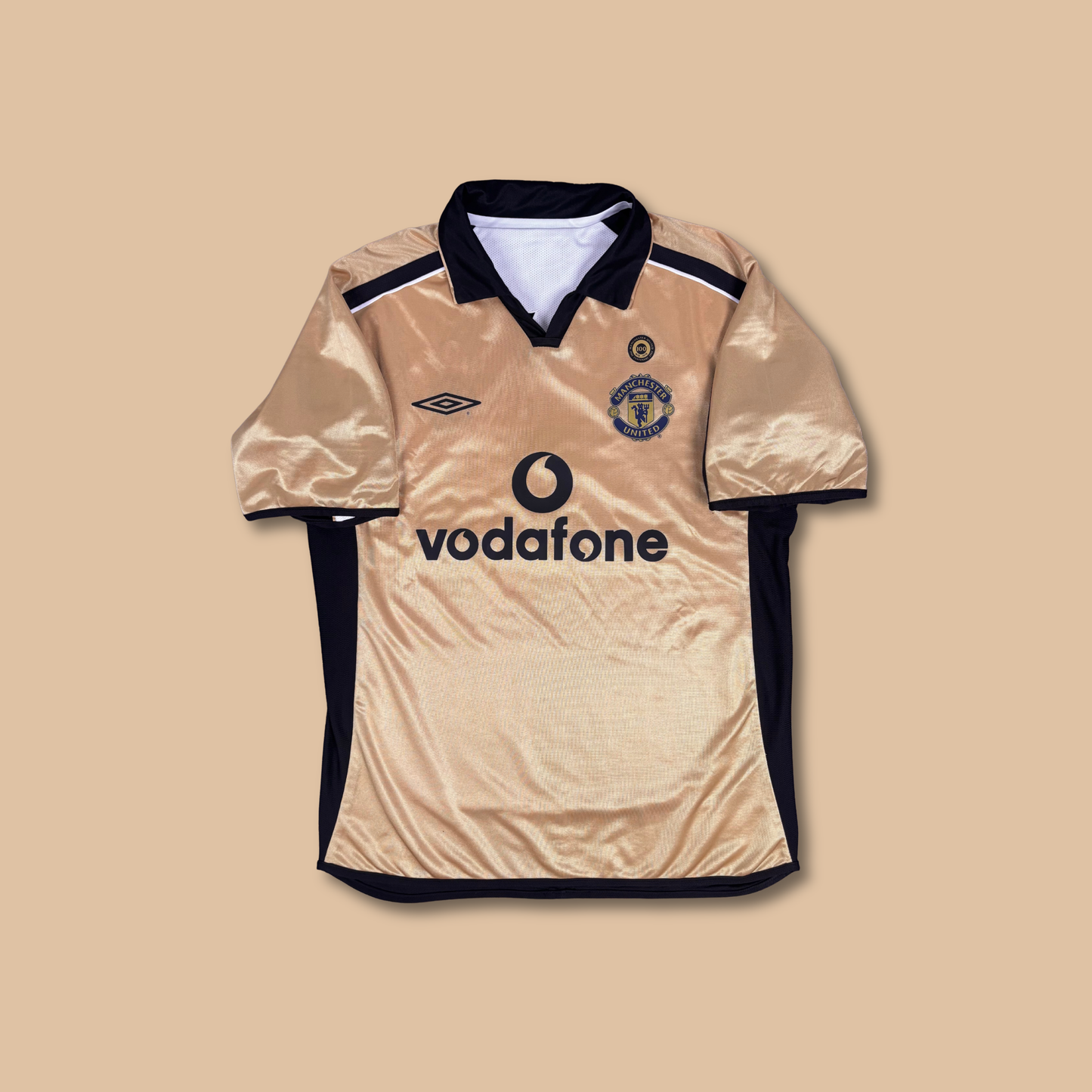 2001/02 Manchester United Centenary Shirt - Beckham - L