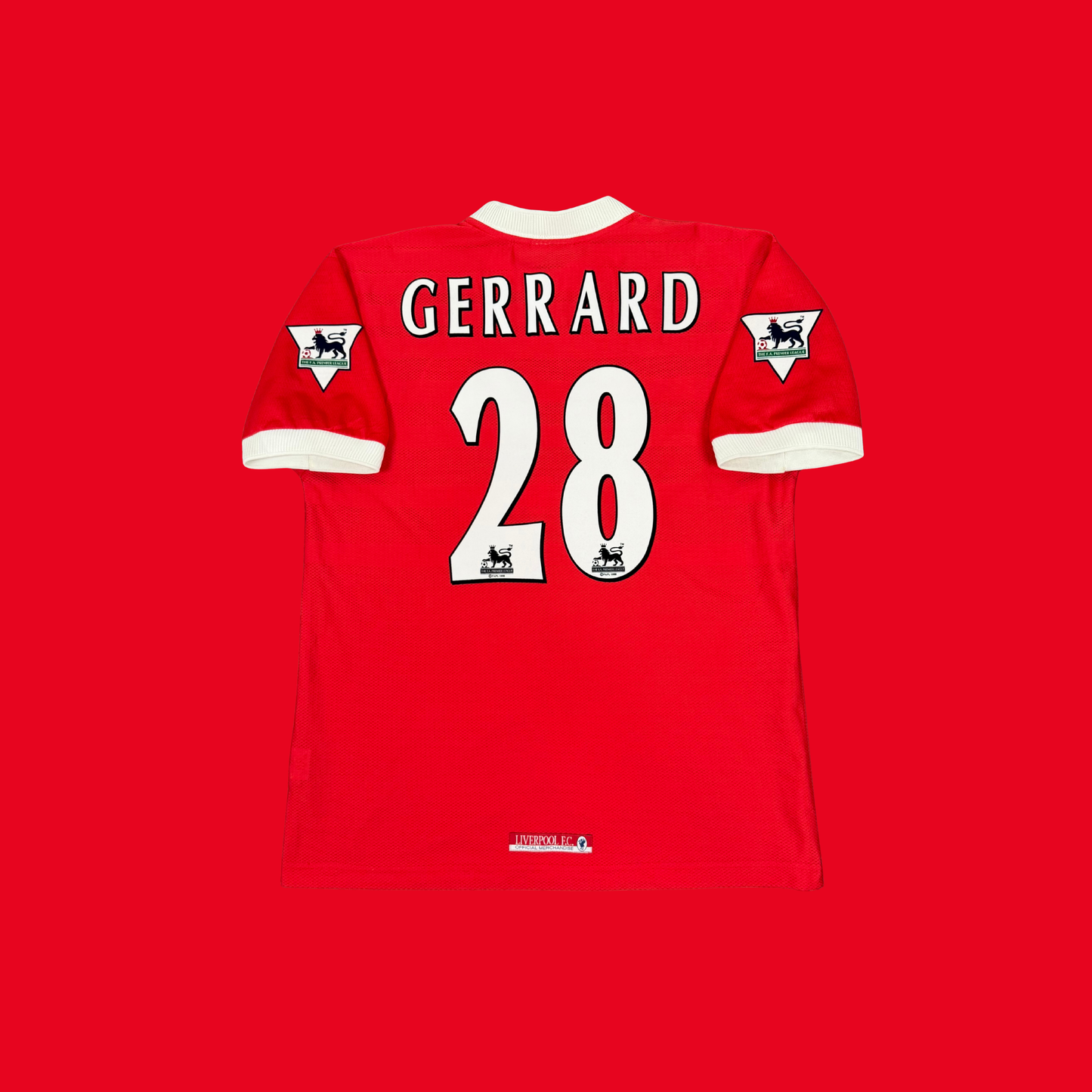 1998/99 Liverpool Home Shirt - Gerrard - L