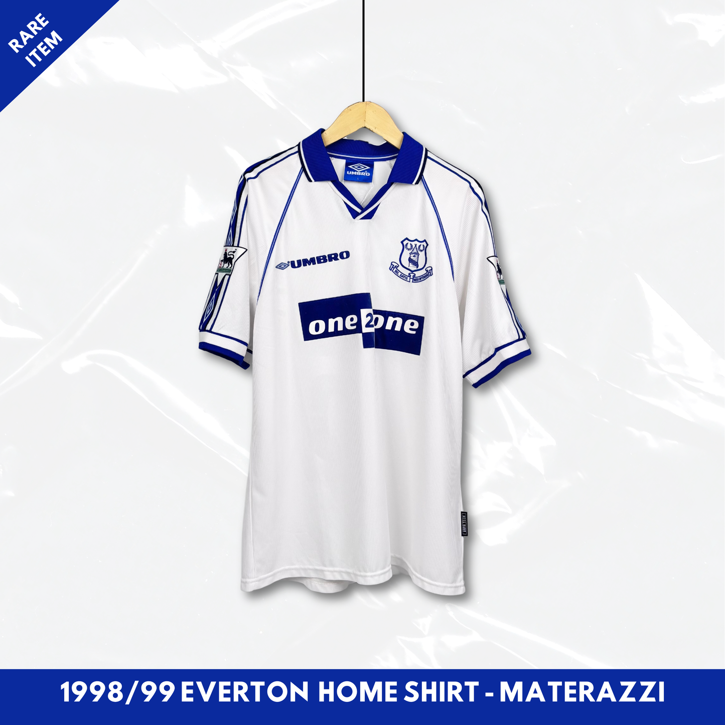 1998/99 Everton Away Shirt - Materazzi - L
