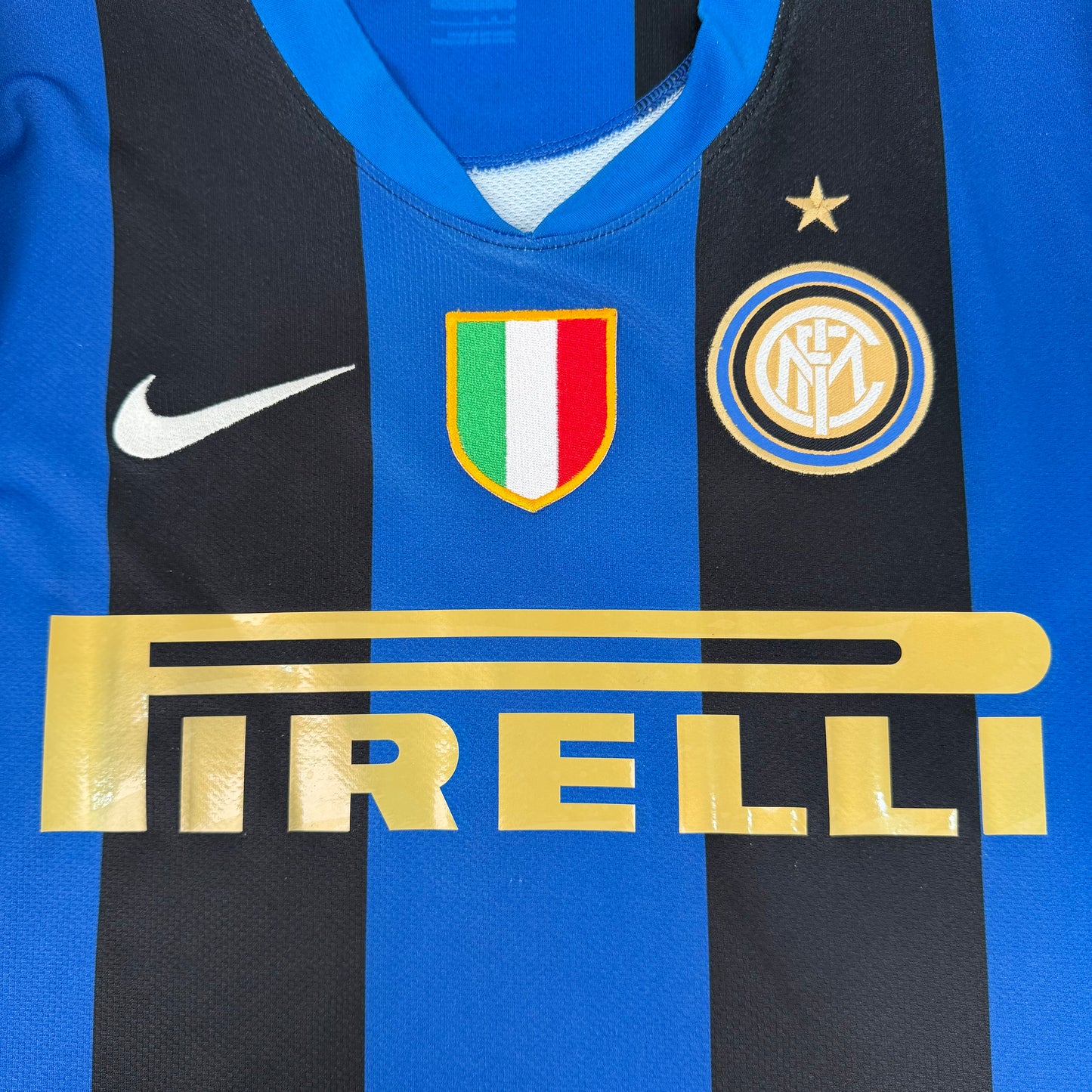 2008/09 Inter Milan Home Shirt - Materazzi - L