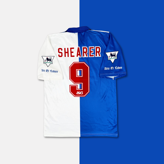 1994/95 Blackburn Rovers Home Shirt - Shearer - M