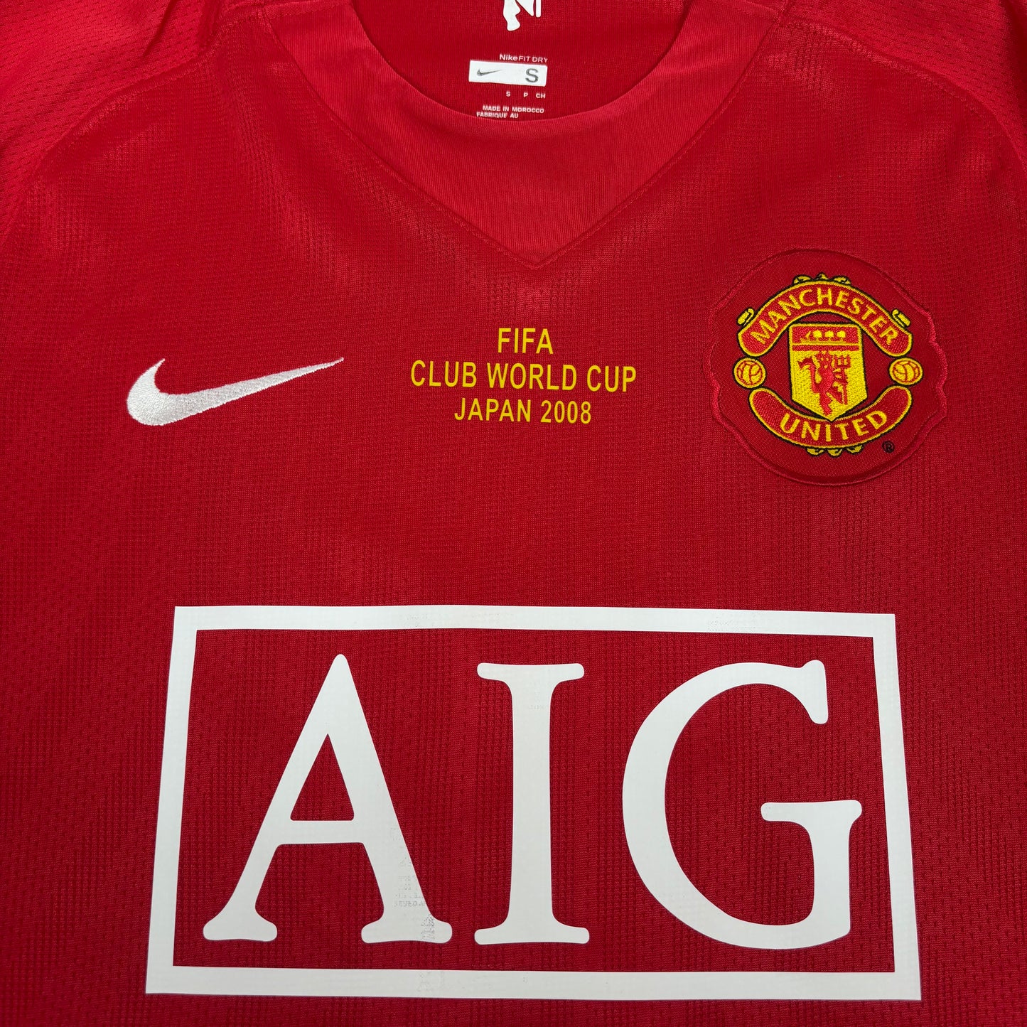 2008/09 Manchester United Home Longsleeve Shirt - Ronaldo - S