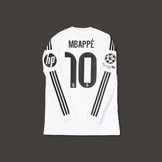 2025/26 Real Madrid Home Longsleeve Shirt - Mbappe - New with Tag - L
