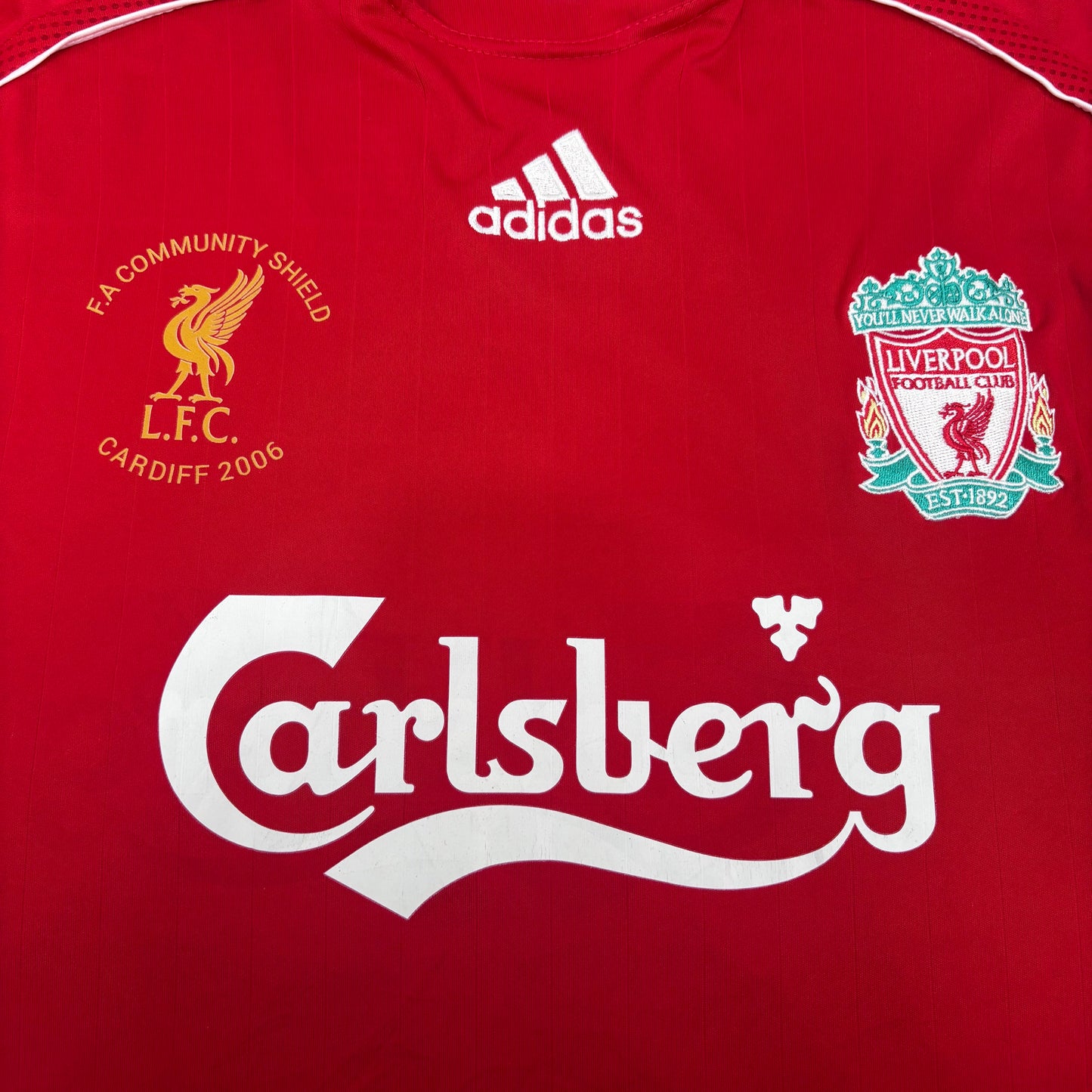 2006/07 Liverpool Home Shirt - Gerrard - XL