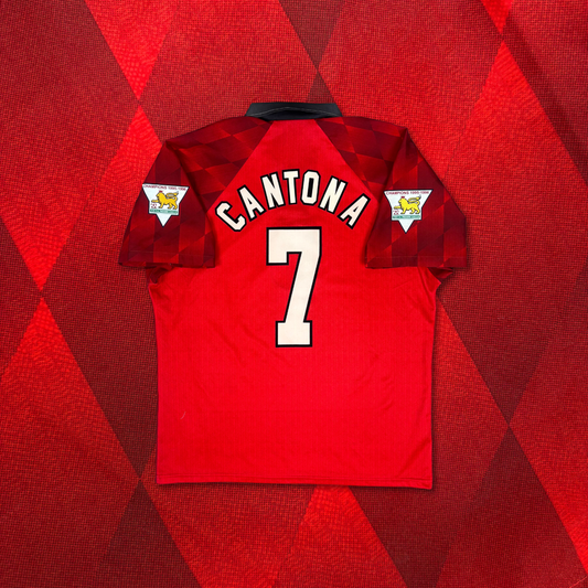 1996/97 Manchester United Home Shirt - Cantona - L