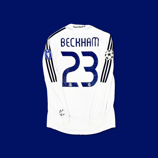 2006/07 Real Madrid Home Shirt - Beckham - S