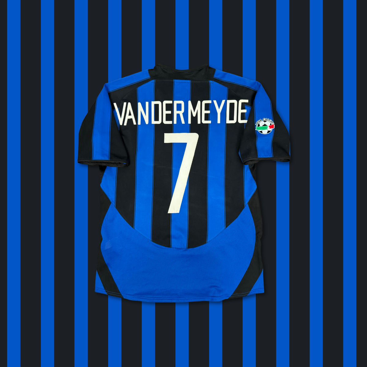 2003/04 Inter Milan Home Shirt - Van der Meyde - M