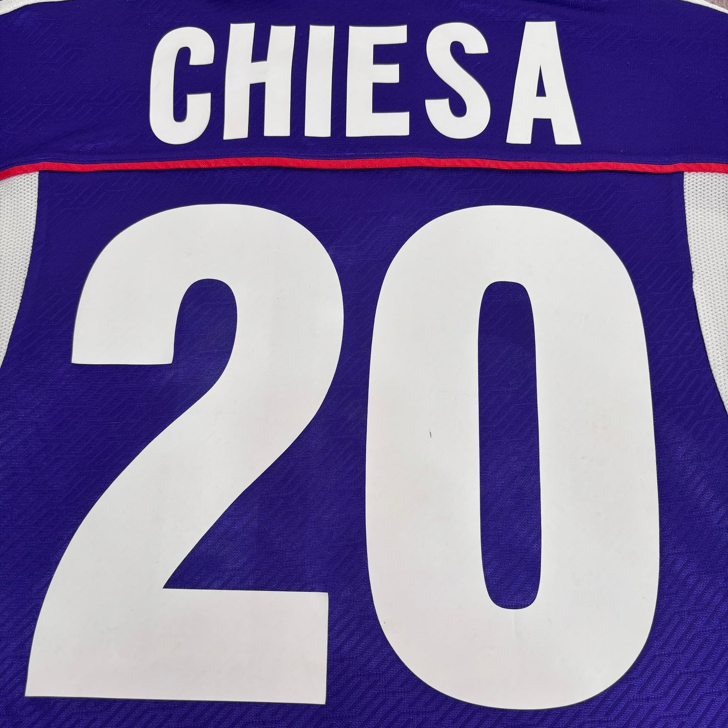 2001/02 Fiorentina Home Shirt - Player Issue - Chiesa - L