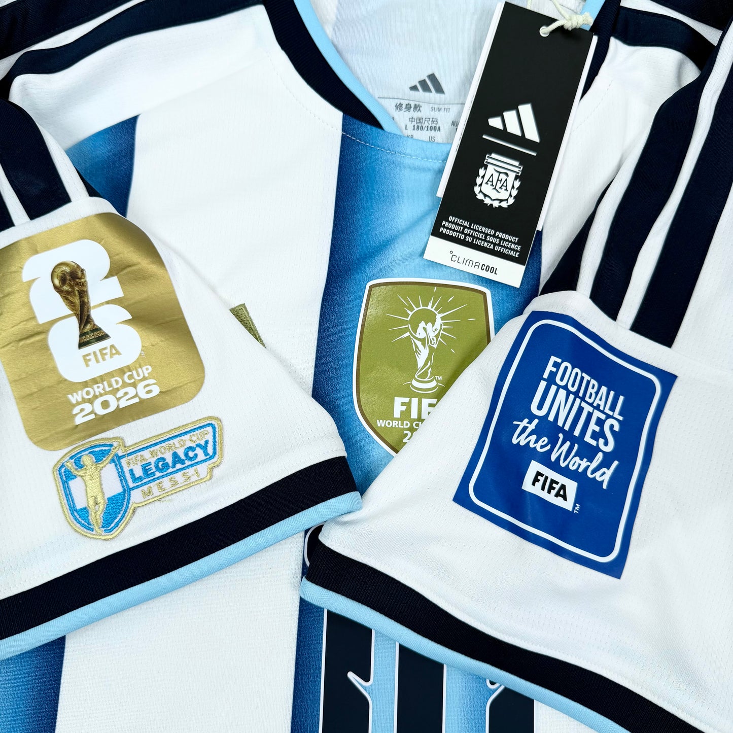 2026/27 Argentina Home Shirt - Messi - L - New with Tag