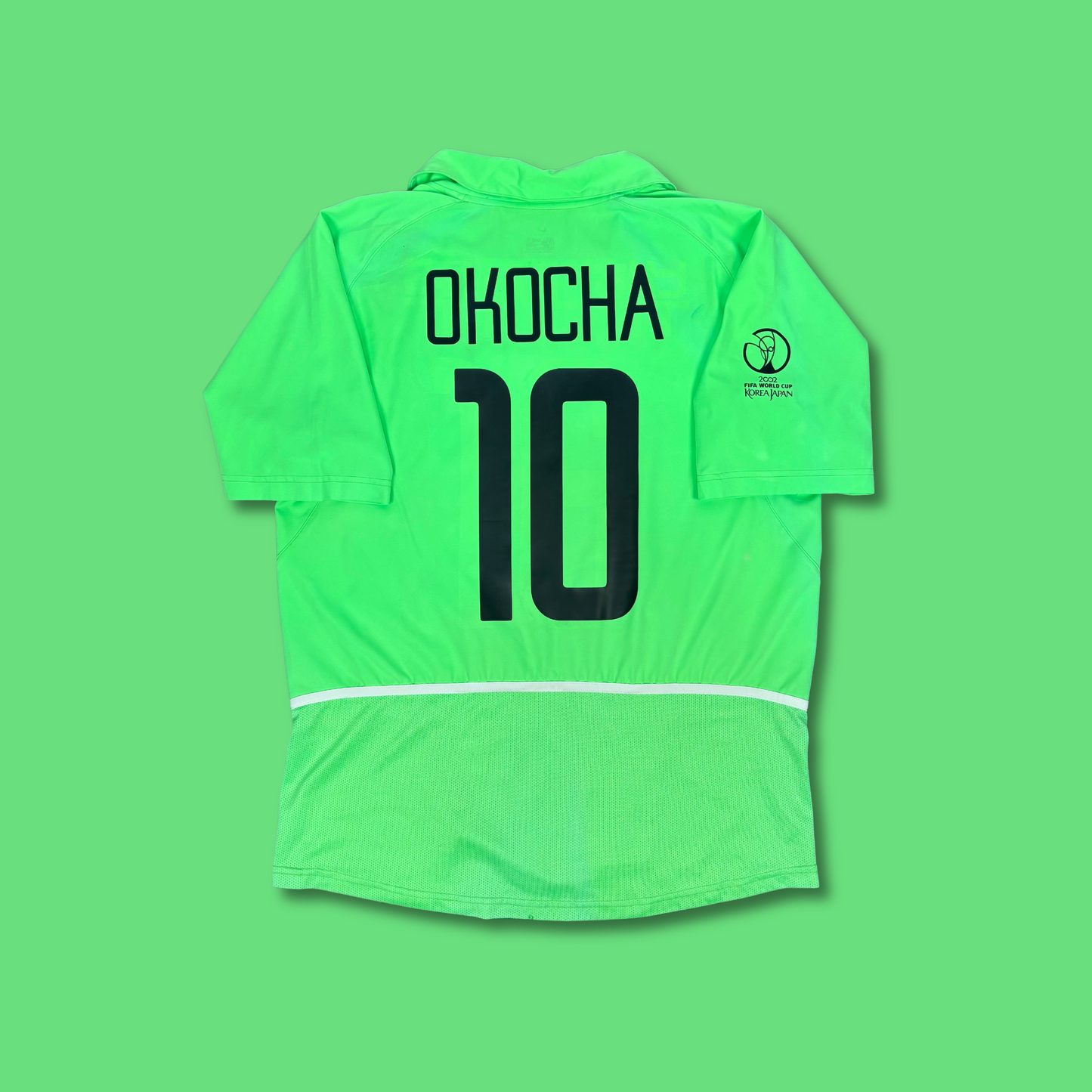 2002/03 Nigeria Home Shirt - Okocha - M