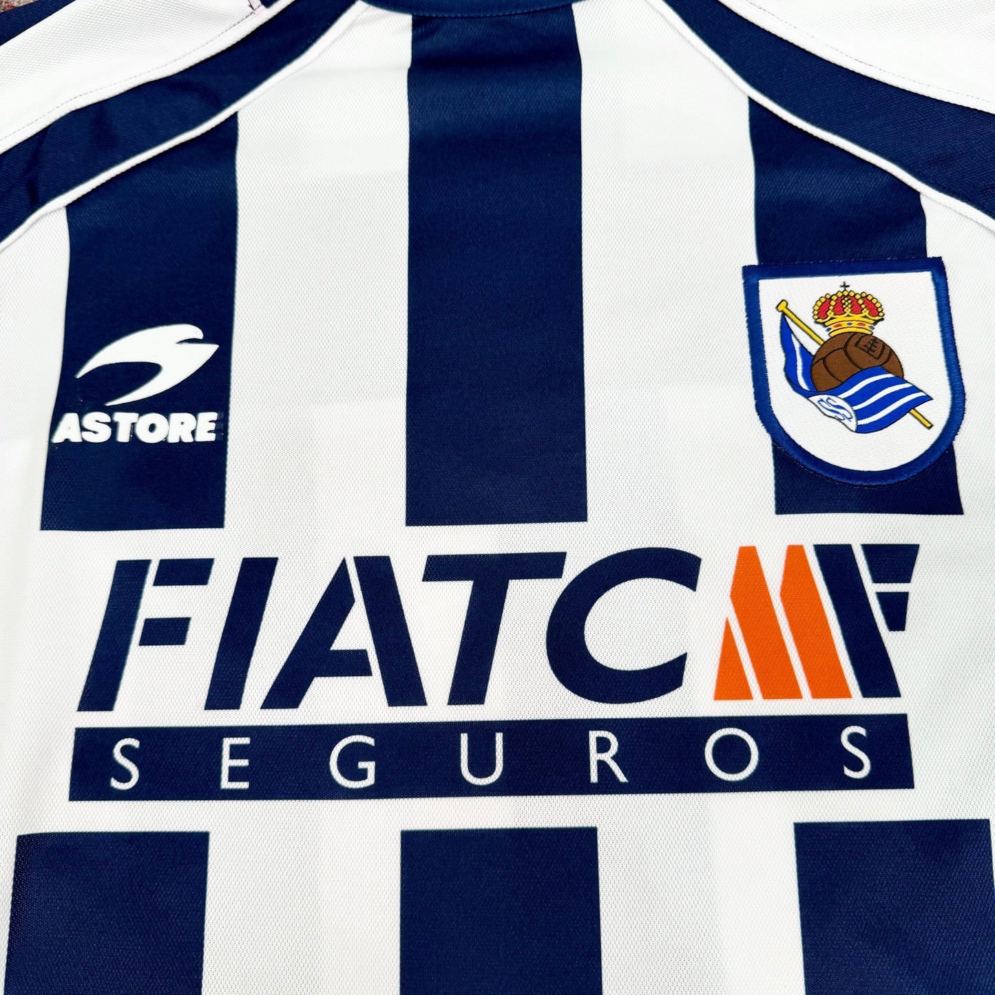 2003/04 Real Sociedad Home Shirt - Alonso - New with Tag - XL