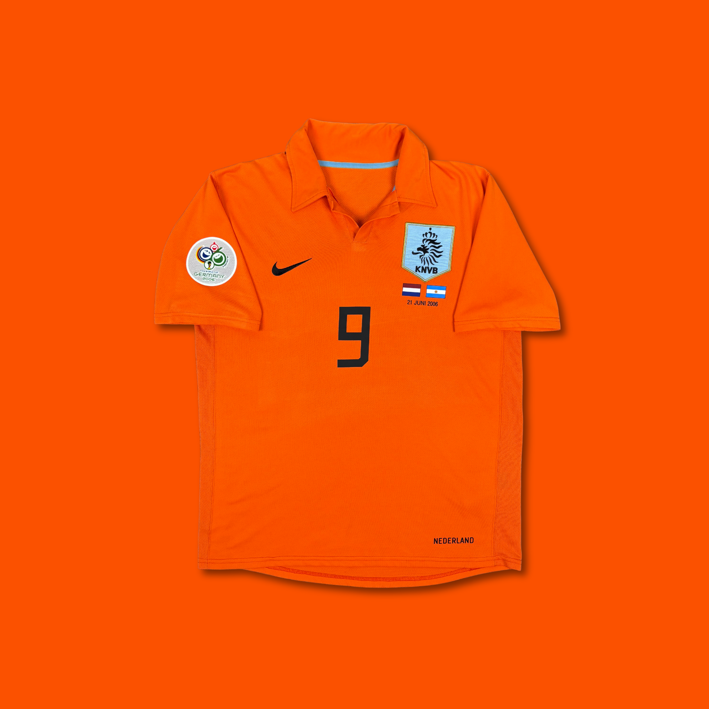 2006/07 Netherlands Home Shirt - van Nistelrooy - L