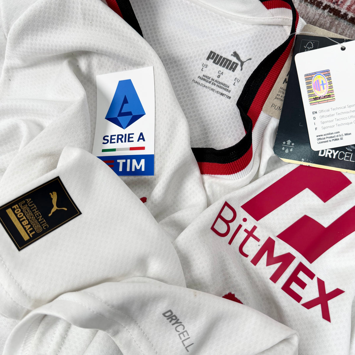 2022/23 AC Milan Away Shirt - Tonali - New with Tag - L