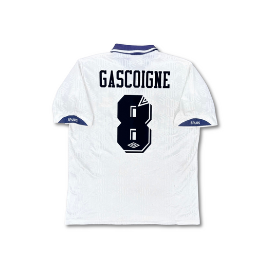 1993/94 Tottenham Hotspurs Home Shirt - Gascoigne - L