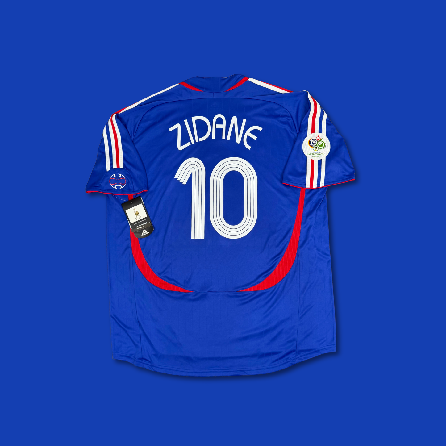2006/07 France Home Shirt - Zidane - New with Tag - XXL