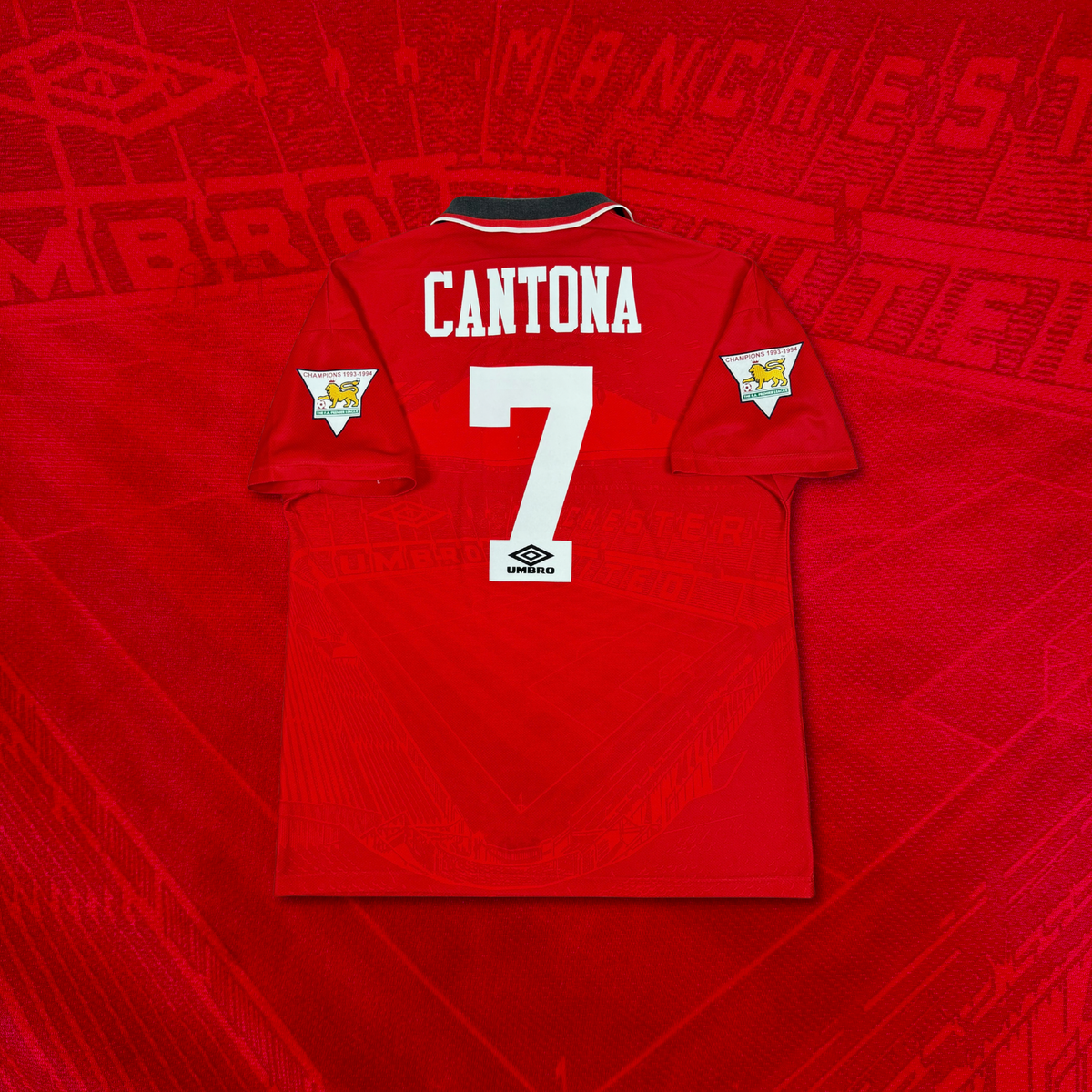 1994/95 Manchester United Home Shirt - Cantona - L