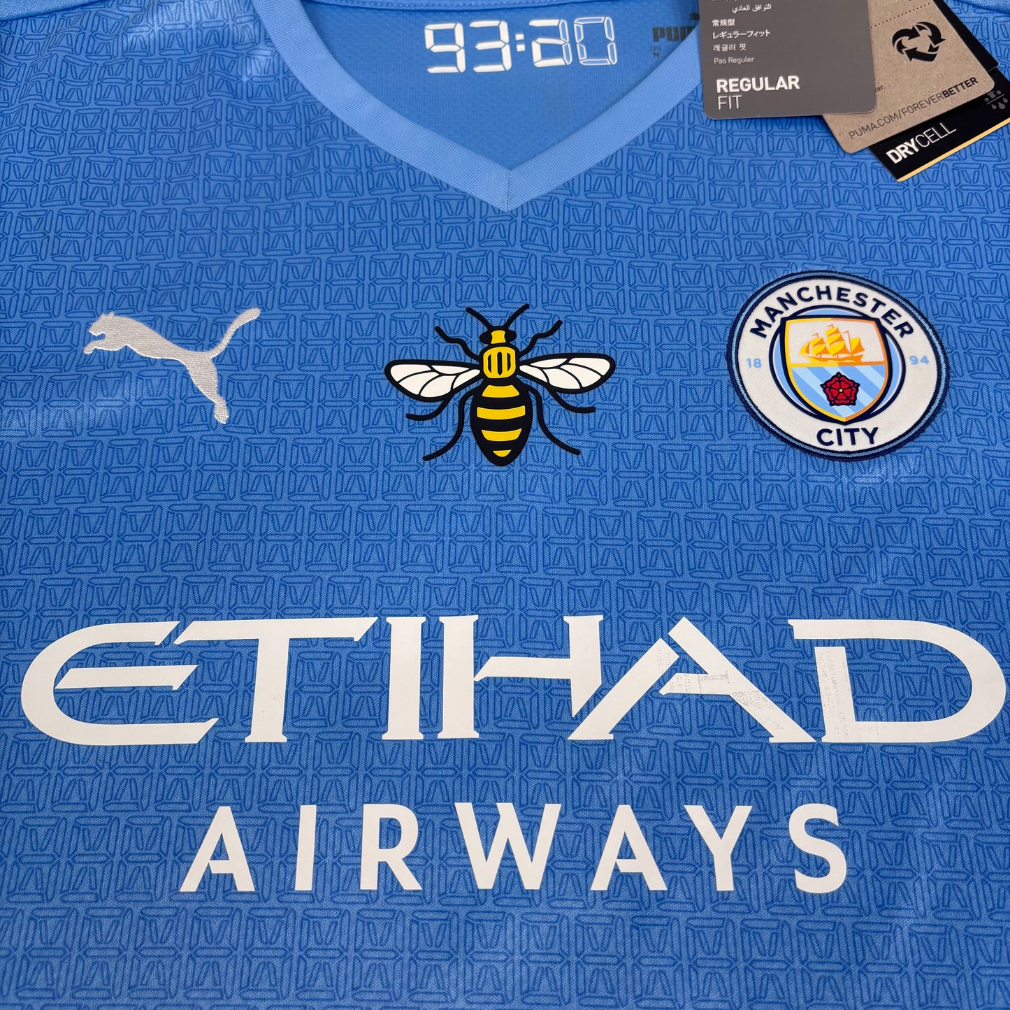 2021/22 Manchester City Home Shirt - Gabriel Jesus - M - New with Tag