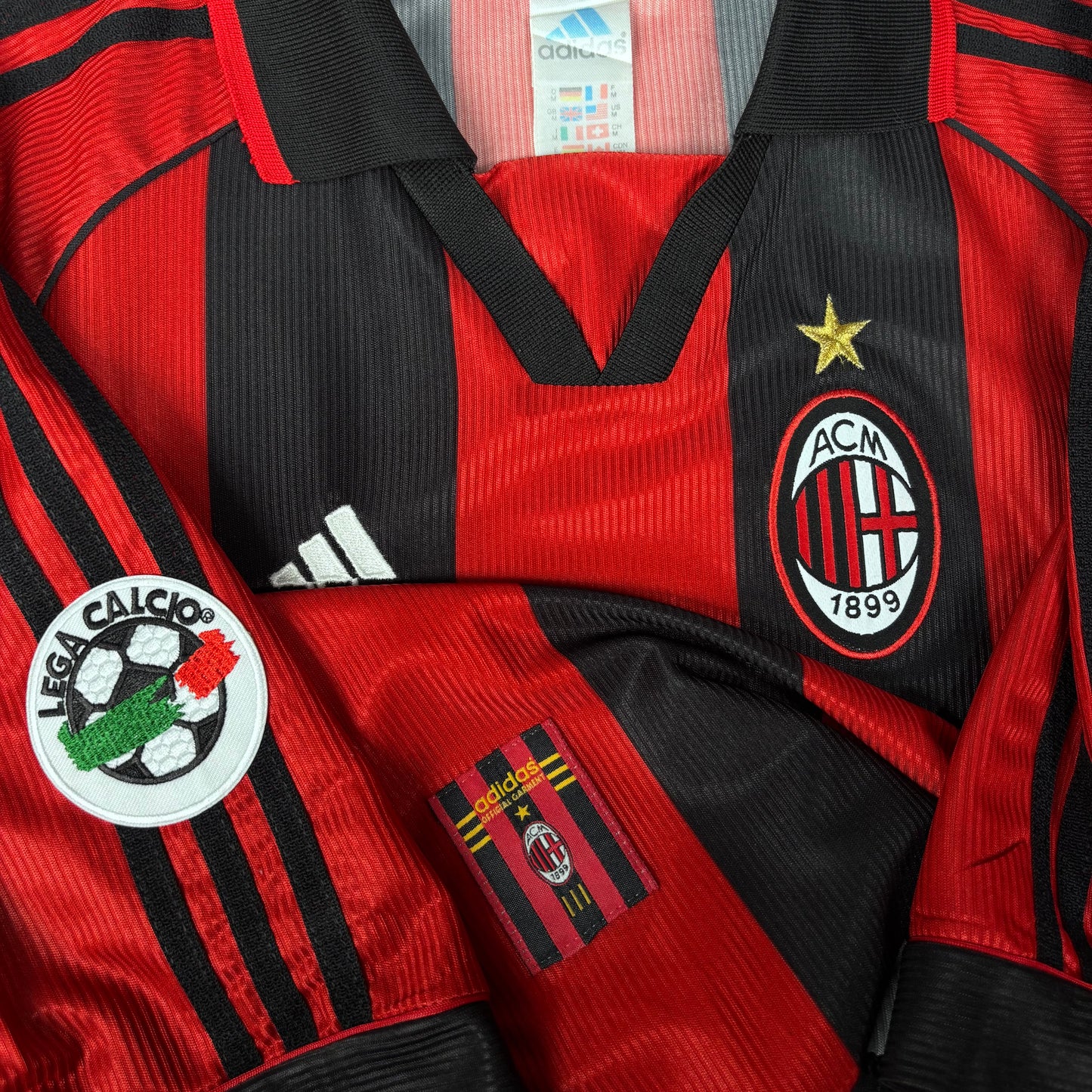 1998/99 AC Milan Home Shirt - Shevchenko - M