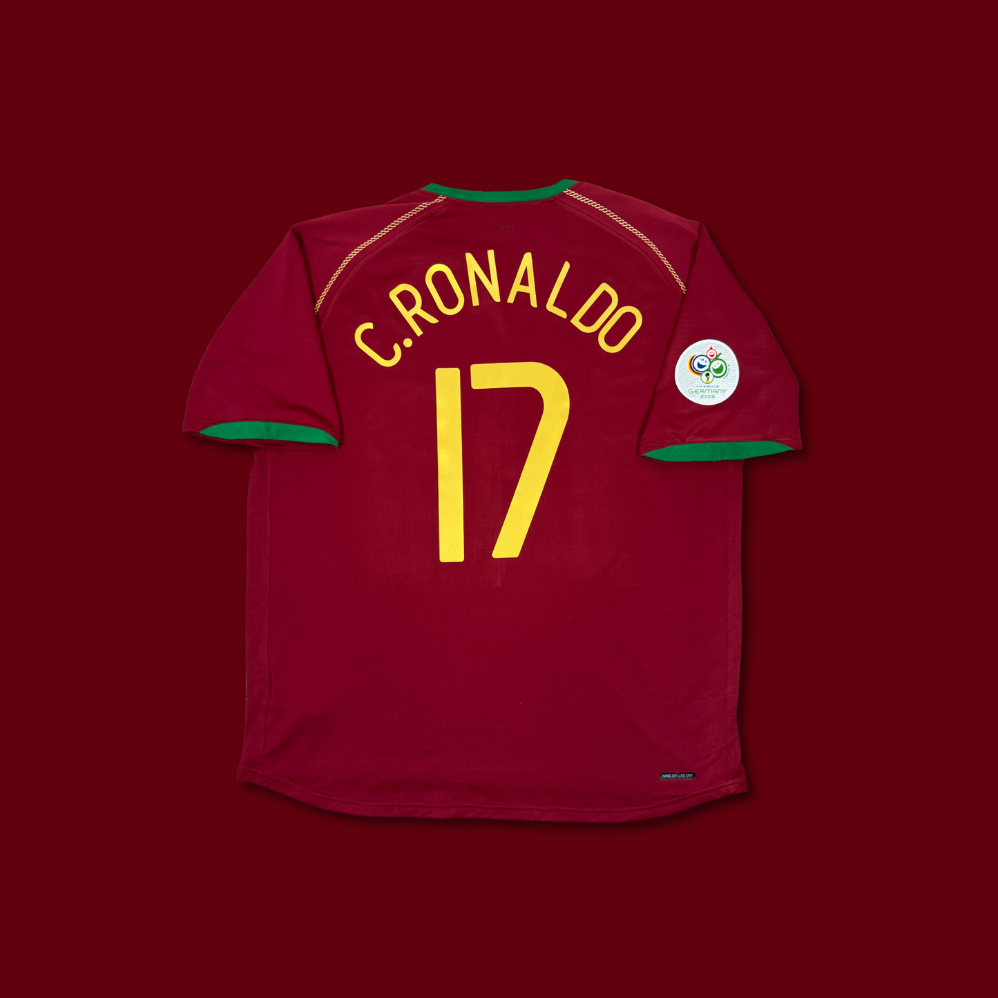 2006/07 Portugal Home Shirt- Cristiano Ronaldo - XL