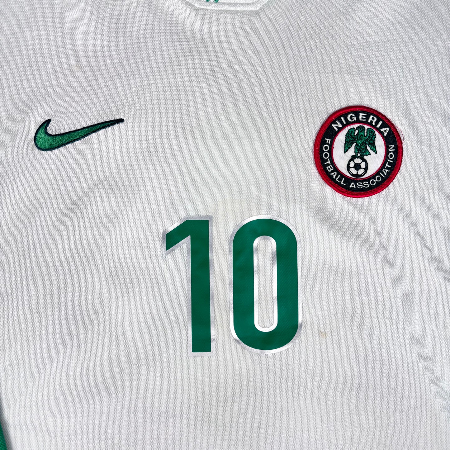 1998/99 Nigeria Away Longsleeve Shirt - Player Issue - Okocha - XL