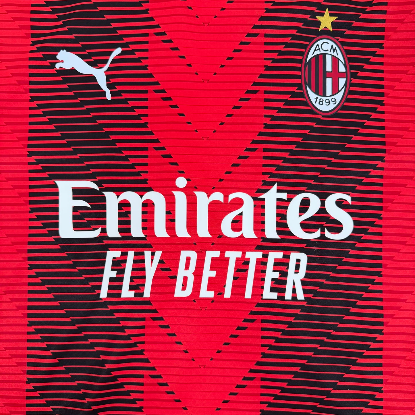 2023/24 AC Milan Home Shirt - Player Issue - Leao - New with Tag - L