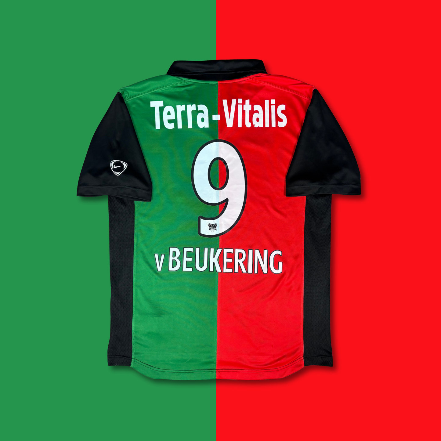 2007/08 NEC Nijmegen Home Shirt - van Beukering - XL