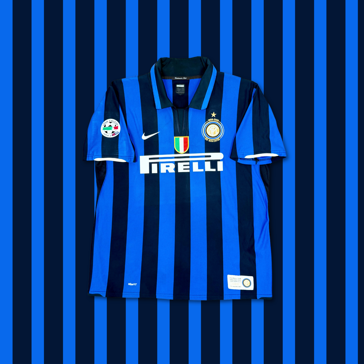 2007/08 Inter Milan Home Shirt - Ibrahimovic - XL