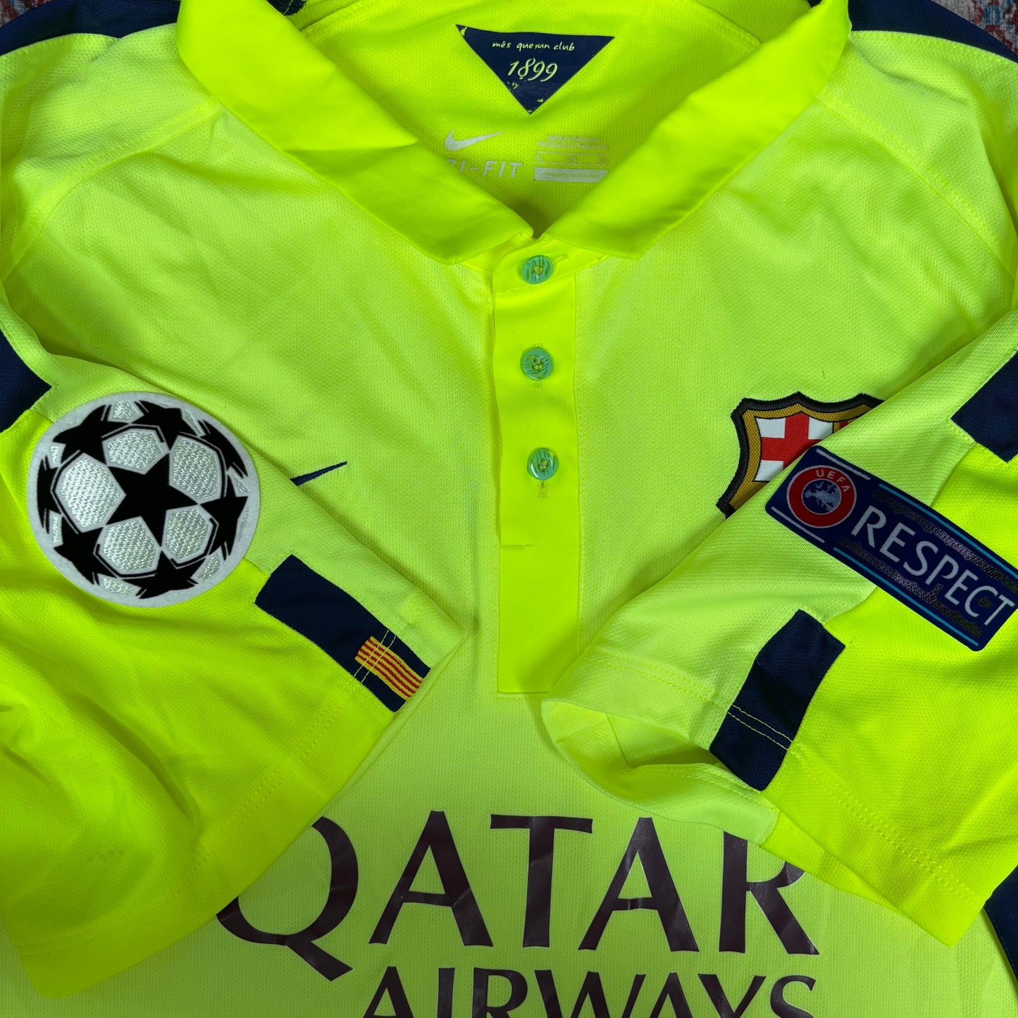 2014/15 Barcelona Third Shirt - Messi - XL