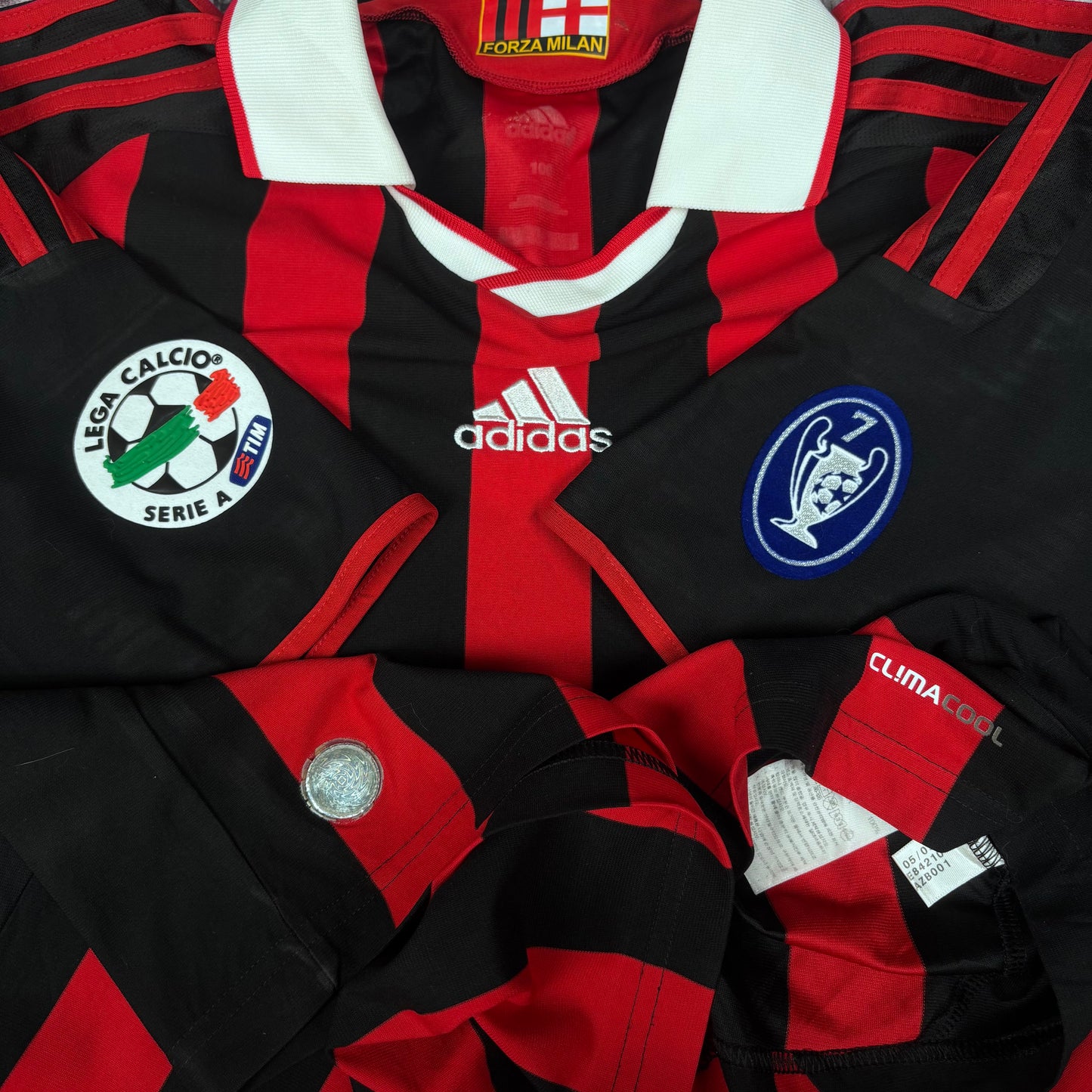 2009/10 AC Milan Home Shirt - Maldini - M