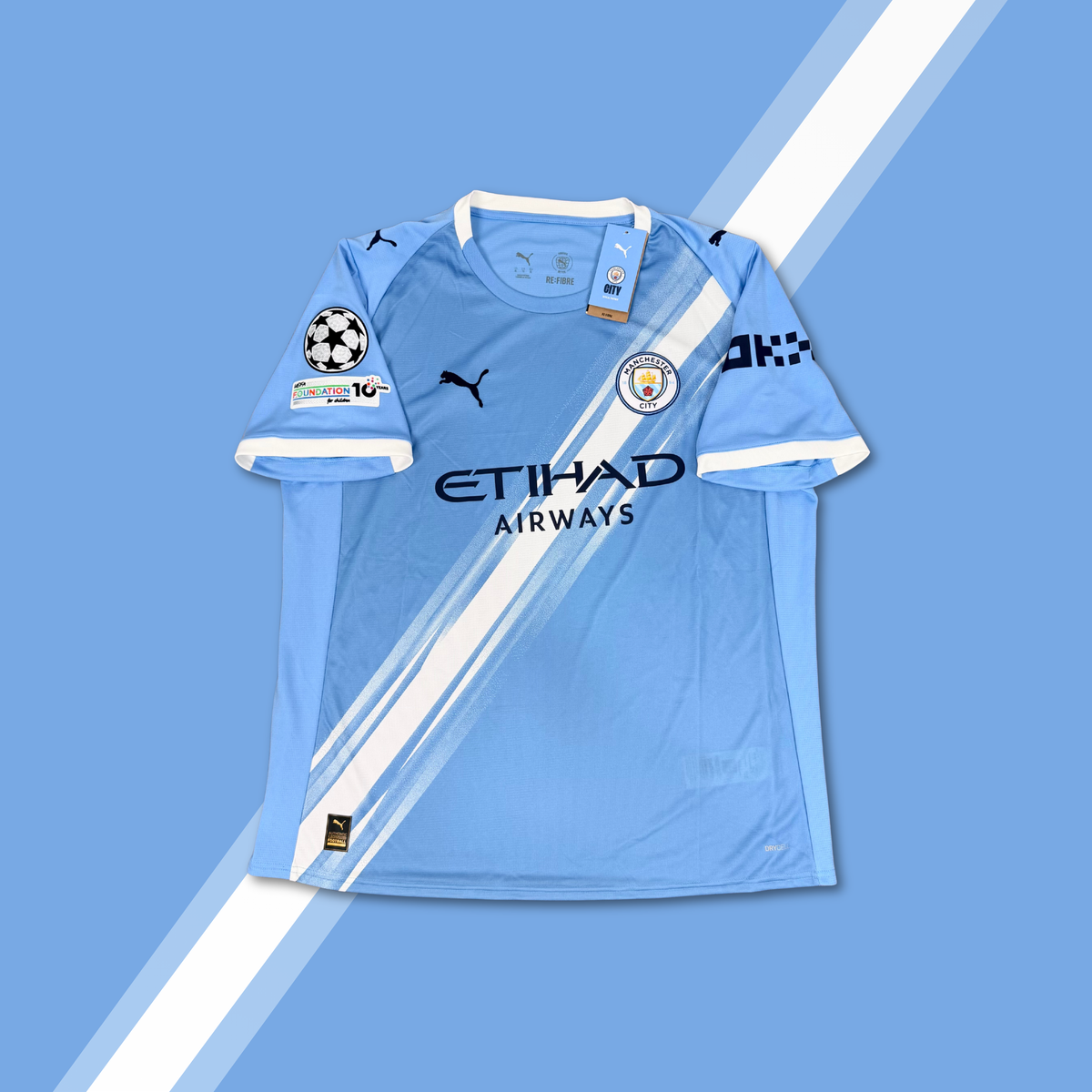 2025/26 Manchester City Home Shirt - Haaland - New with Tag - XL