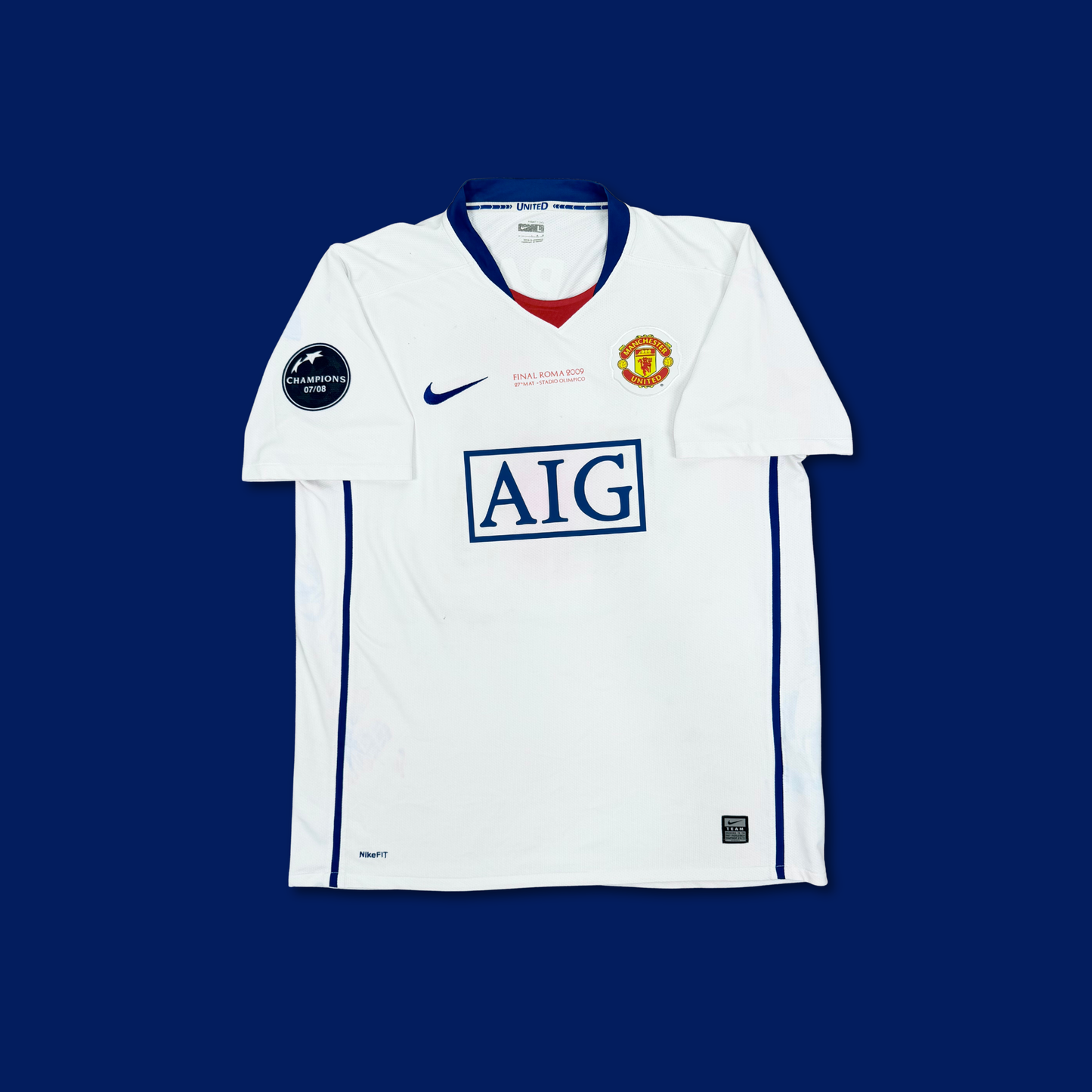 2008/09 Manchester United Away Shirt - Park Ji Sung - L