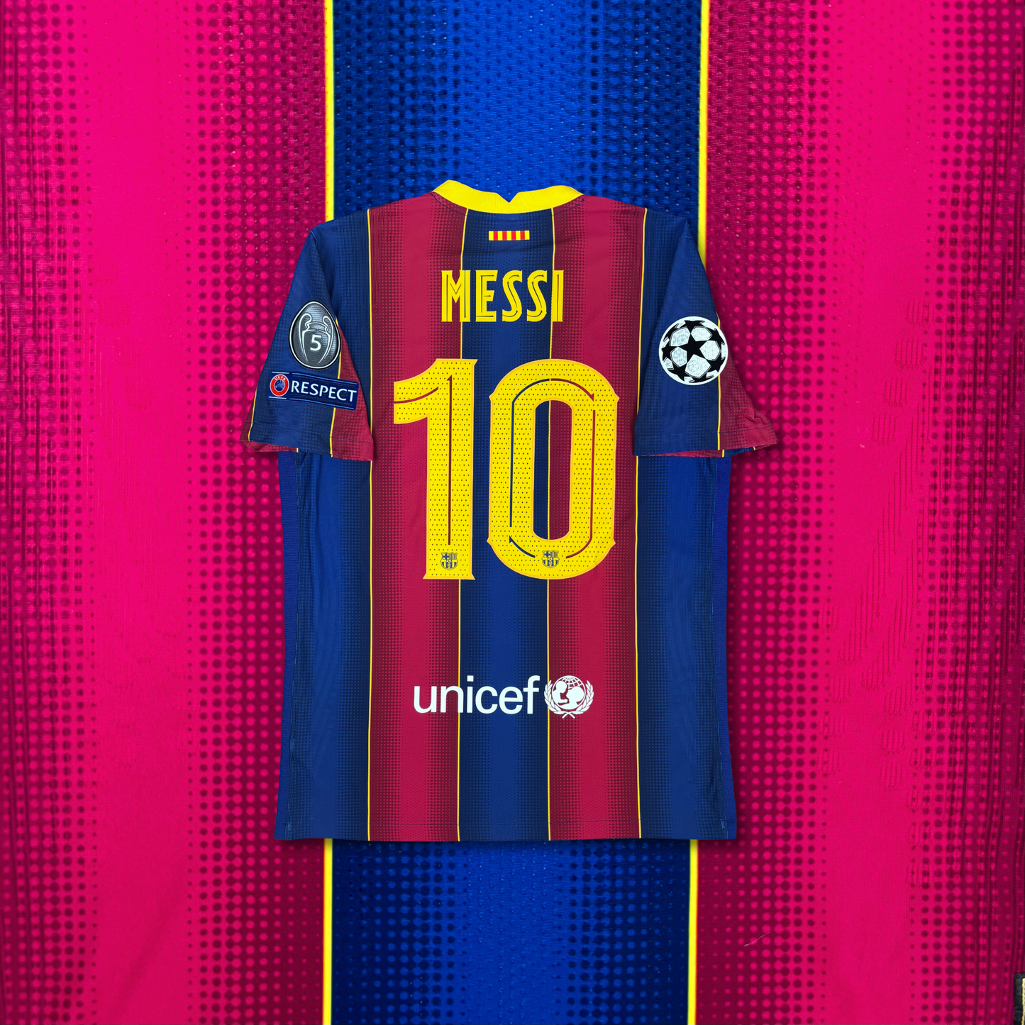 2020/21 Barcelona Home Shirt - Player Issue - Messi - M