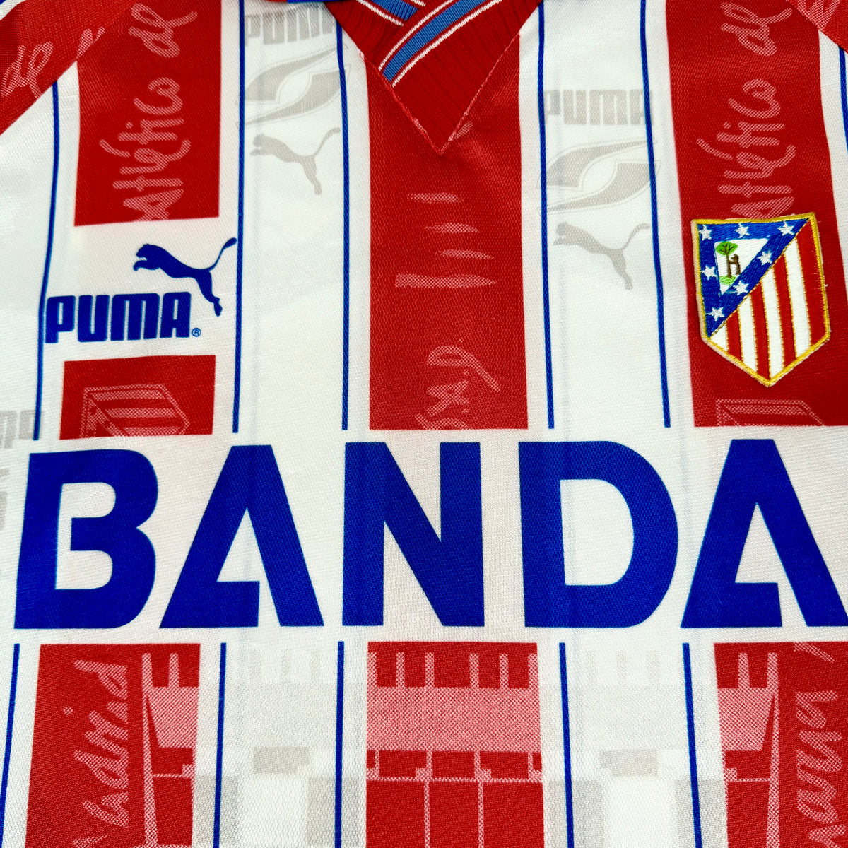 1996/97 Atletico madrid Home Shirt - Diego Simeone - XL