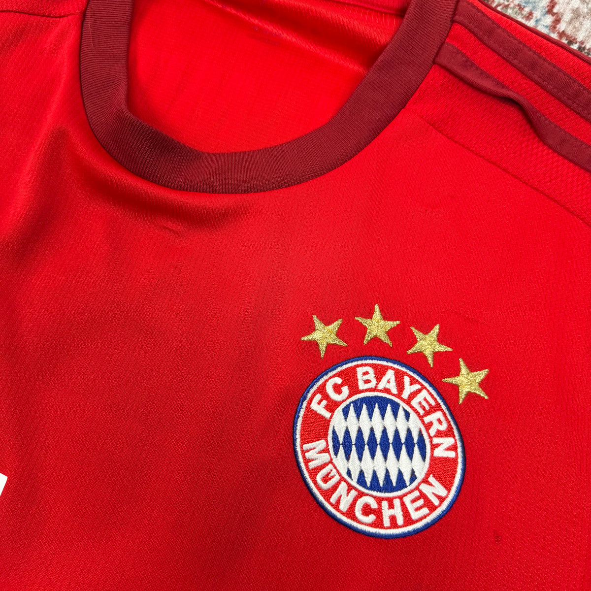 2015/16 Bayern Munich Home Long Sleeve Shirt - Lewandowski - M