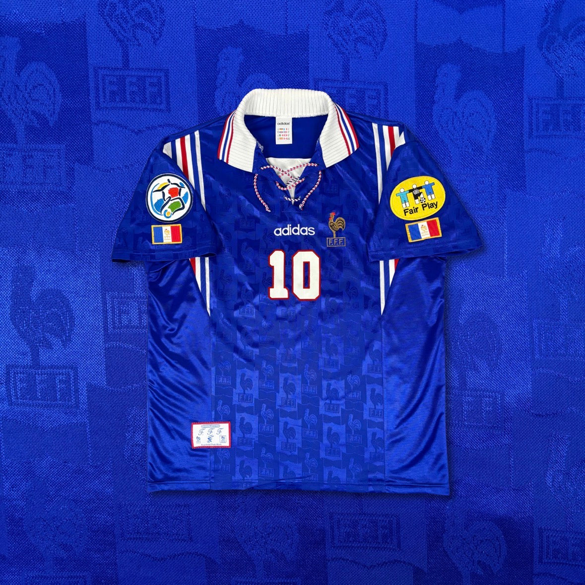 1996/97 France Home Shirt - Zidane - XL