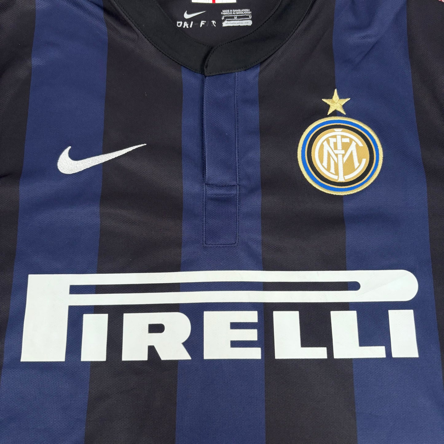 2013/14 Inter Milan Home Shirt - Javier Zanetti - M