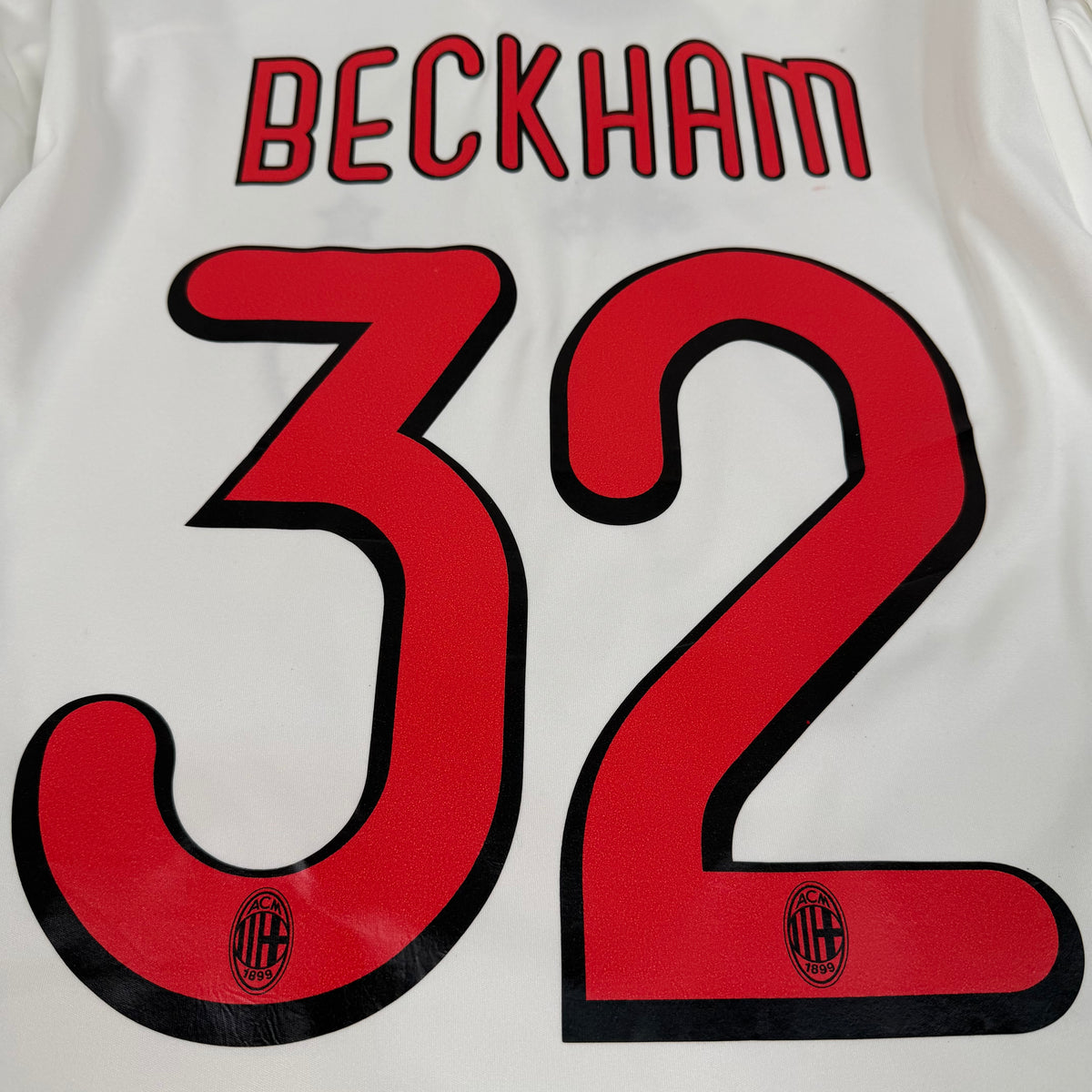 2009/10 AC Milan Away Shirt - Beckham - M