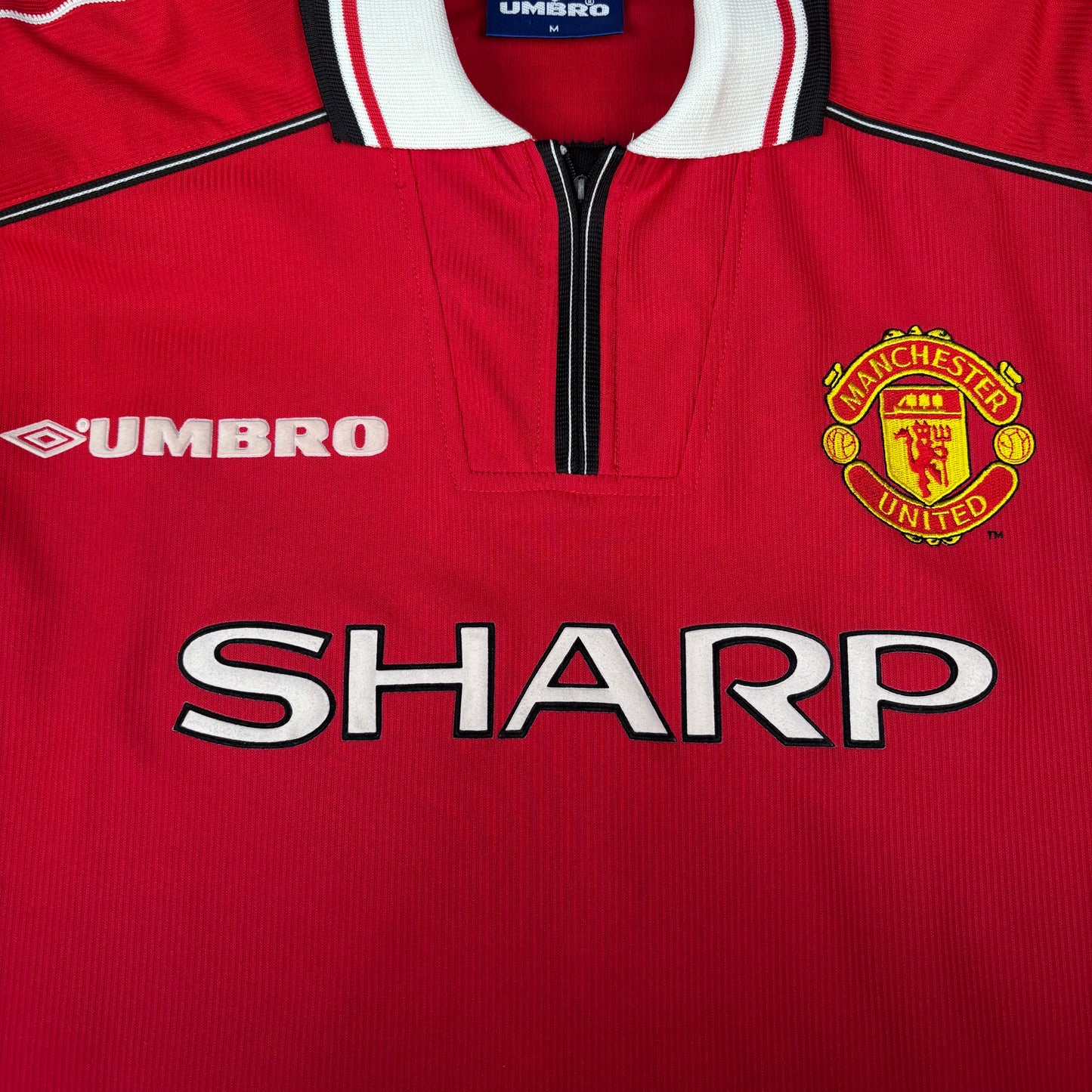 1999/00 Manchester United Home Shirt - Beckham - M
